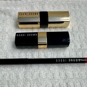 Bobbi Brown 2 Lipsticks & 1 Lip Pencil  NEW
